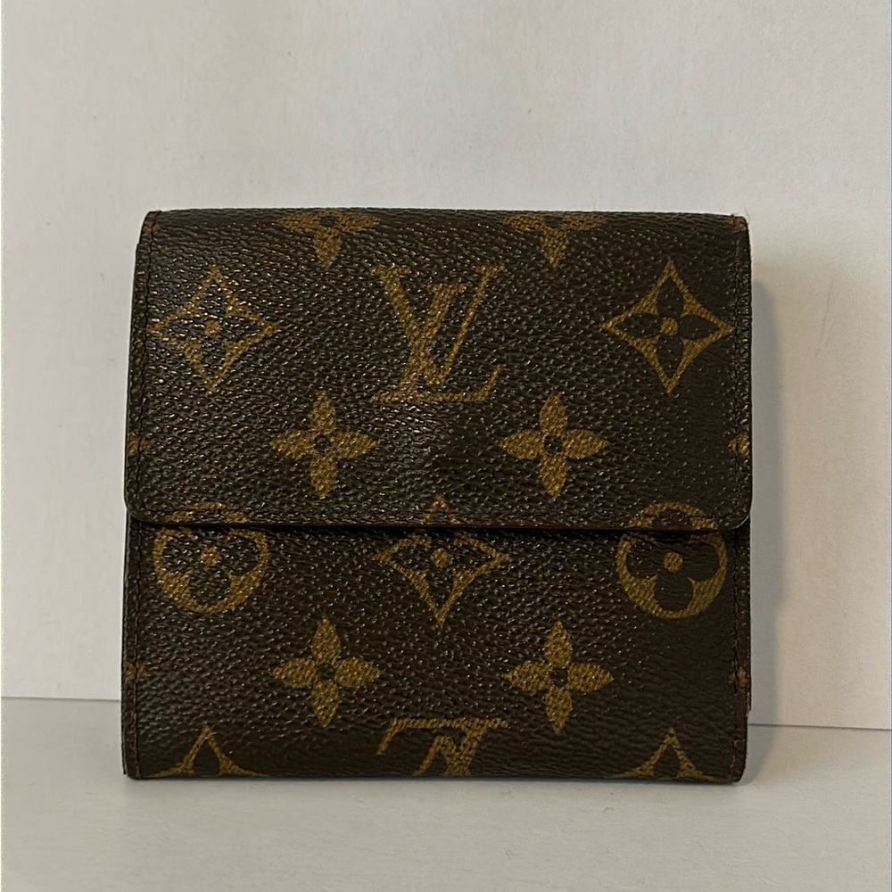 07 Louis Vuitton Monogram Porto Monevier Cardi Double Hook Trifold Wallet Unisex - Picture 3 of 17